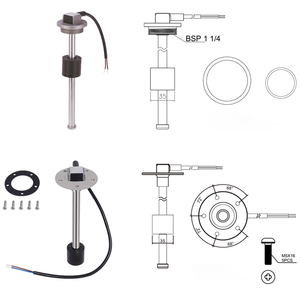 CIPPUS Marine Auto Fuel Oil Water Level Sender 0-190ohm 240-33ohm Signal Capteur de niveau de liquide BSP 1 Instruments de mesure de niveau - Product Image 3