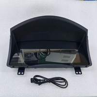 Mise à niveau de l'intérieur de luxe : Tableau de bord numérique LCD HD 12,3 pouces de remplacement pour Lexus LX570 2008-2015, métal noir