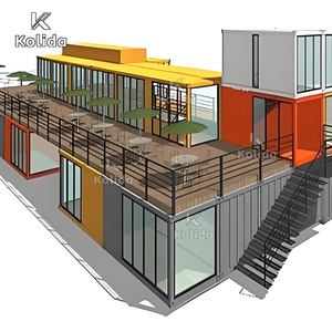 Le serie arcobaleno di <span class=keywords><strong>case</strong></span> di pannelli prefabbricati di Kolida sono una Base per uffici ideale ed economica per le aziende Startup. - Product Image 2