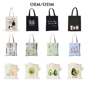 <span class=keywords><strong>Sac</strong></span> fourre-tout en <span class=keywords><strong>coton</strong></span> recyclable de taille moyenne personnalisé OEM ODM <span class=keywords><strong>sac</strong></span> de voyage réutilisable en toile avec logo à bas quantité minimale de commande - Product Image 3