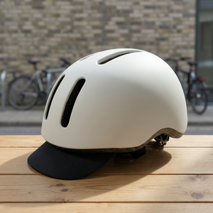 Casque de vélo urbain - Blanc et gris foncé - Product Image 3