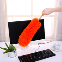 Époussette plumeau de nettoyage de ventilateur de plume de poudre de microfibre magique de poussière de nettoyage à domicile