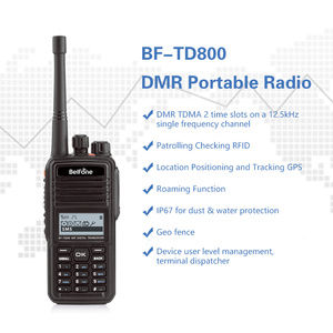 Radio bidirectionnelle numérique portable UHF BF-TD800, émetteur-récepteur AM FM DMR pour événements sportifs - Product Image 4