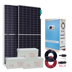 1000W 2000W 3000W 4000W 5000W sistema di generazione di energia solare sistema di energia solare portatile uso domestico