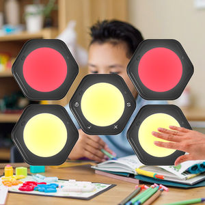 <span class=keywords><strong>Jeu</strong></span> sans fil interactif Buzzer Ensemble de jouets de salle de classe 5 buzzers avec indicateurs LED Parfait pour les jeux de trivia et de team building - Product Image 1