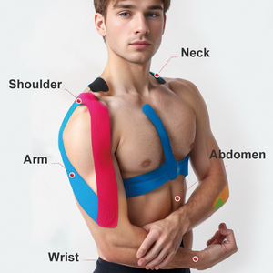 Cinta Deportiva Personalizada de Algodón, Rollo de Kinesiología, Cinta Atlética para Soporte de Músculos y Articulaciones, <span class=keywords><strong>Kinesiotape</strong></span> Impresa, Cinta de Terapia Deportiva - Product Image 4