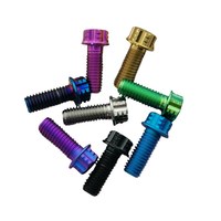 M5 M6 M8 M10 Vélos Motos Voitures Modification Tc4 Alliage de Titane CNC Vis Hex Torx Bride Tête Titane Boulons Vis