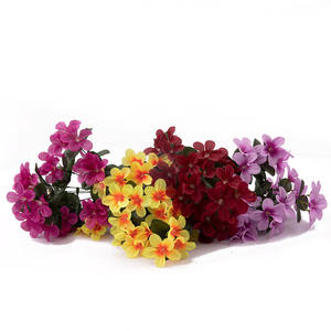 China Fornecimento Barato 10 Ramos Decorativos De Seda Artificial Flores Bouquet Forma Do Coração - Product Image 6