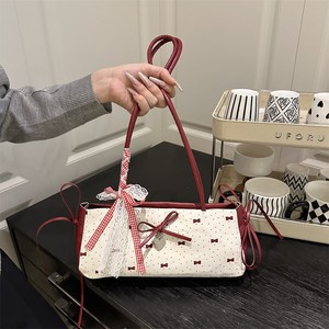 Bolso de Hombro Individual para Mujer, de Tela Burbuja Dulce y Fresca, con Lazo Elegante, Estilo Minimalista, Moda 2026, Gran Venta - Product Image 2