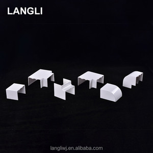 Bảo vệ lưu trữ cách điện và chống cháy cho dây và cáp, hệ thống dây điện tiêu chuẩn với các phụ kiện <span class=keywords><strong>Trunking</strong></span> PVC Trắng - Product Image 3