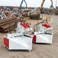 Mini cisaille hydraulique à guillotine pour la découpe et le recyclage de ferraille, métaux, bois, plastique, aluminium et acier