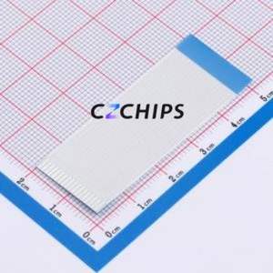 FFC-1.0-18P-50mm-B FFC Cable (Flexible Flat Cable) P=1mm Connector 18P 1mm 0.3mm Reverse - Product Image 2