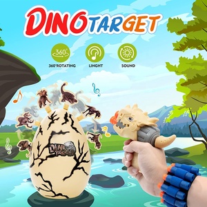 <span class=keywords><strong>Pistola</strong></span> eléctrica para disparar huevos <span class=keywords><strong>de</strong></span> dinosaurio, juguete con balas <span class=keywords><strong>de</strong></span> espuma para niños, Diana giratoria con luz y sonido, novedad - Product Image 2
