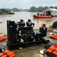Groupe électrogène diesel silencieux à châssis ouvert Dongchai FD-D50 800KW 1000kva fabriqué en Chine, 480V, démarrage automatique ATS, 50/60Hz