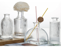 Bouteilles diffuseurs en verre rondes de 40 ml, 100 ml, 250 ml – Flacons d'arôme pour diffuseurs et vases – Idéales pour le remplacement des diffuseurs à bâtonnets