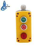 XDL722-JB363P Boîtier de commande à bouton-poussoir en plastique étanche à 3 trous pour ascenseur, 10A, avec télécommande