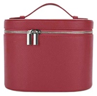 Sac à cosmétiques portable de grande capacité en PU Voyage haut de gamme pour trousse de toilette avec motif imprimé doux et durable