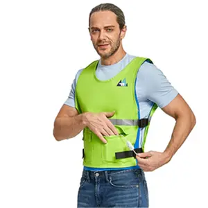 New Design Summer Ice Cooling Vest Portable High Effect Semiconductor Cooling Vest Cooling Vest For Men