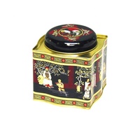 Boîte en métal carrée vintage TWG de qualité supérieure pour café, thé, chocolat, bonbons, sucre, biscuits, lait, chewing-gum