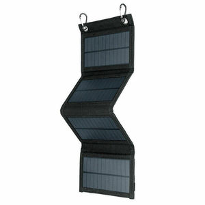 Panel Solar Portátil Plegable de 10W en Bolsa |   Cargador USB para Teléfono para Acampar al Aire Libre - Product Image 1
