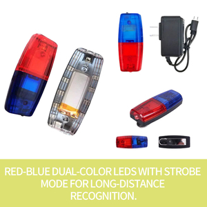 Feux de signalisation de sécurité à LED en aluminium et PC, résistants aux chutes, alimentés par batterie, pour la <span class=keywords><strong>conduite</strong></span> nocturne et les patrouilles d'urgence - Product Image 3