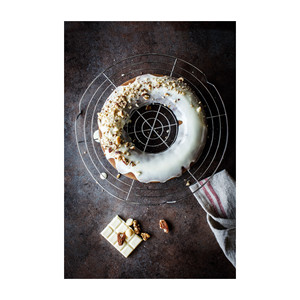 Griglia di raffreddamento rotonda per dolci, strumento da forno in acciaio inossidabile da 12 pollici - Product Image 2
