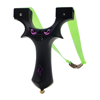Slingshot en résine noire Piaoyu avec accessoires en caoutchouc pour la pratique de la tir et de la chasse en plein air