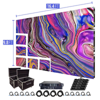 P3.91 Écran d'affichage à LED d'extérieur Écran à LED populaire Panneau d'affichage à LED Écran d'affichage à LED Diffusion en direct Scène et hall d'exposition