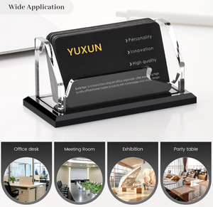Porta Tarjetas <span class=keywords><strong>de</strong></span> Visita Personalizado, Acrílico Transparente, Horizontal, Organizador <span class=keywords><strong>de</strong></span> Escritorio, Exhibidor para Oficina, Hogar, Exposiciones - Product Image 3