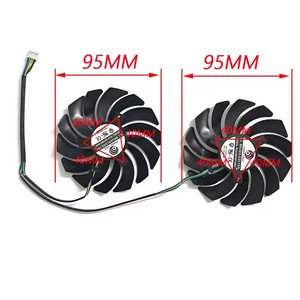PLD10010S12HH 95มม. <span class=keywords><strong>GTX</strong></span> <span class=keywords><strong>1080</strong></span> 1070 1060พัดลมระบายความร้อนสำหรับ <span class=keywords><strong>MSI</strong></span> <span class=keywords><strong>GTX</strong></span> 1060 1070 <span class=keywords><strong>1080</strong></span> <span class=keywords><strong>Ti</strong></span> RX570 580 470 480กราฟิกการ์ด - Product Image 5