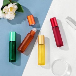 5ml 10ml Crystal Fancy Empty Glass Roll on Bottle with Plastic Cap for Essential Oil <b>Perfume</b> & Deodorant 100pcs Screen Printing - Product Image 4