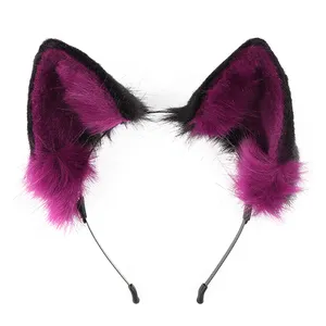 Factory Custom Fox Ear With Accessories Sexy Cat Ear Fox Headband