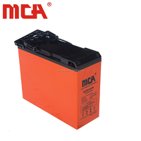 Vente en gros de batteries au gel plomb-acide scellées 12V 190Ah à décharge profonde avec borne frontale pour systèmes de télécommunications, onduleurs et systèmes solaires