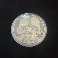 Pièce commémorative créative en bronze pour couple, collection de souvenirs intimes, cadeau pour la Journée du Peuple