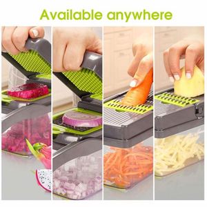 เครื่องหั่นผัก เครื่องตัดผัก เครื่องสไลด์ผัก เครื่องหั่นเต๋าผัก - Product Image 6