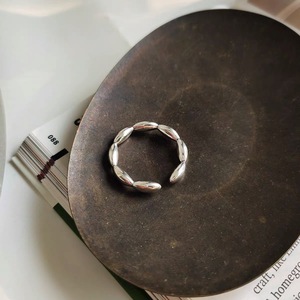 S925 Sterling Silver Olive Oval Teardrop <b>Opening</b> <b>Ring</b> For Women Fashion Jewelry Gift - Product Image 5