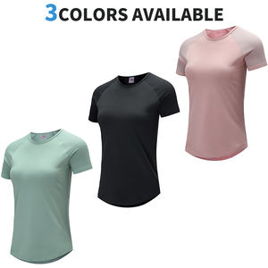 Mulheres Primavera Esportes Ativos Impresso T-<span class=keywords><strong>Shirts</strong></span> para As Mulheres Ginásio Shorts Manga Top Colheita T Shirt Mulheres <span class=keywords><strong>Open</strong></span> <span class=keywords><strong>Back</strong></span> Yoga Top T-Shirt F237 - Product Image 4