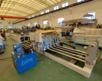Machine de profilage de panneaux pour rayonnages - Ligne de production automatique de panneaux à largeur réglable pour systèmes de stockage en entrepôt