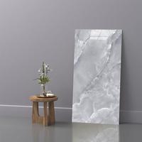 Carrelage en marbre 3D 2440*1220mm Autocollant mural en PVC auto-adhésif Panneau en PVC imitation marbre sur le panneau mural en PVC