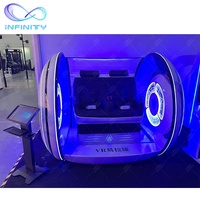 Cine de Realidad Virtual Más Reciente de 2022, 9D Vr Familiar, Silla Espacial Vr de 2 Plazas con Juegos Inmersivos y Películas de Realidad Virtual