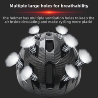 Casque de vélo PC EPS 23 aérations réglable 54-62 cm léger pour le cyclisme en montagne et sur route unisexe 4 couleurs