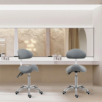 Chaise de bureau ergonomique en similicuir réglable en hauteur pour la maison, le bureau et l'atelier