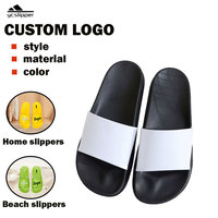 Chaussons Babouches pour Femmes avec Logo Personnalisé Imprimé, Semelle Intérieure Souple Antidérapante, pour la Maison et la Plage, Vente en Gros
