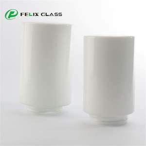 Pantalla de Lámpara de Vidrio Cilíndrica, Duradera, Moderna, Industrial, Hecha a Mano, Ecológica, Color Flor, Tamaño Personalizado, para Interiores - Product Image 1