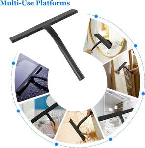 Superventas: Limpiacristales de silicona para ducha con gancho, para limpieza de vidrios en el baño - Product Image 5