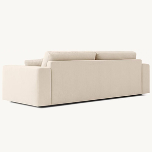 Đơn giản, hiện đại và ánh sáng biệt thự sang trọng, đơn vị lớn và nhỏ, phòng khách căn hộ sofa, kem phong cách thời trang sofa mềm - Product Image 2