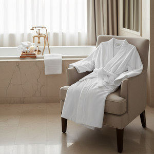 Bata de Hotel Serie Hera con Cuello Kimono, Elegantes Amenidades para Hotel - Product Image 3