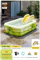 Piscine gonflable en PVC pour enfants et adultes, grande piscine de jeu pour la maison et la cour