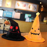 Sertifikat EN71 CE Bsci Mainan Boneka Plush Kustom yang Dipersonalisasi Mainan Boneka Plush Kustom Sesuaikan Mainan Boneka Plush Topi Penyihir Halloween
