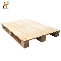 Palettes en bois de pin à 4 entrées pour le transport de matériaux de construction au Moyen-Orient, expédition transfrontalière, palettes réutilisables traitées thermiquement IPPC